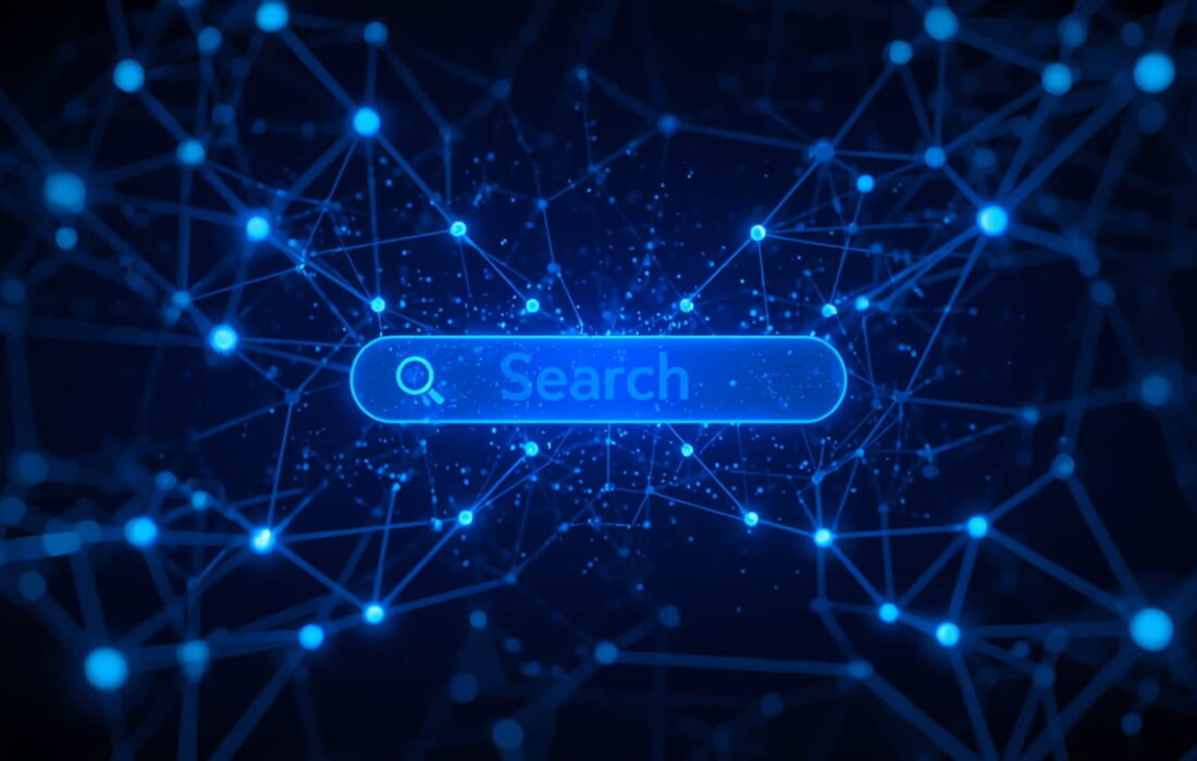AI transforming search engines into answer engines in 2026 showing the shift from blue links to synthesized AI responses