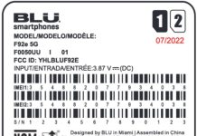 BLU F92E 5G phone