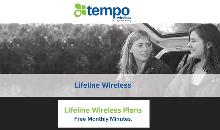 Tempo Wireless lifeline plan and phones